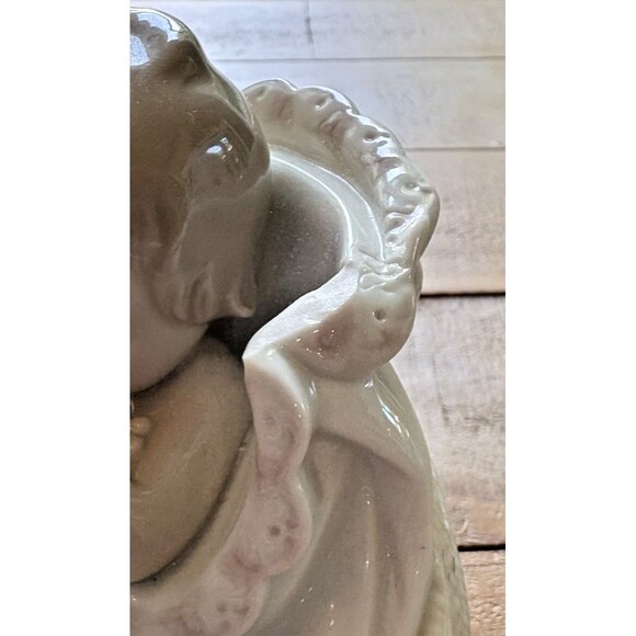 Lladro Figurine Comforting Dreams #6710 Used NOT PERFECT MISSING BIRD - Picture 8 of 14